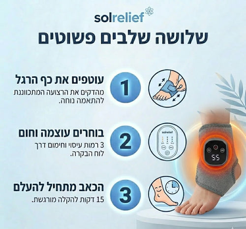 SolRelief - מעסה כף רגל